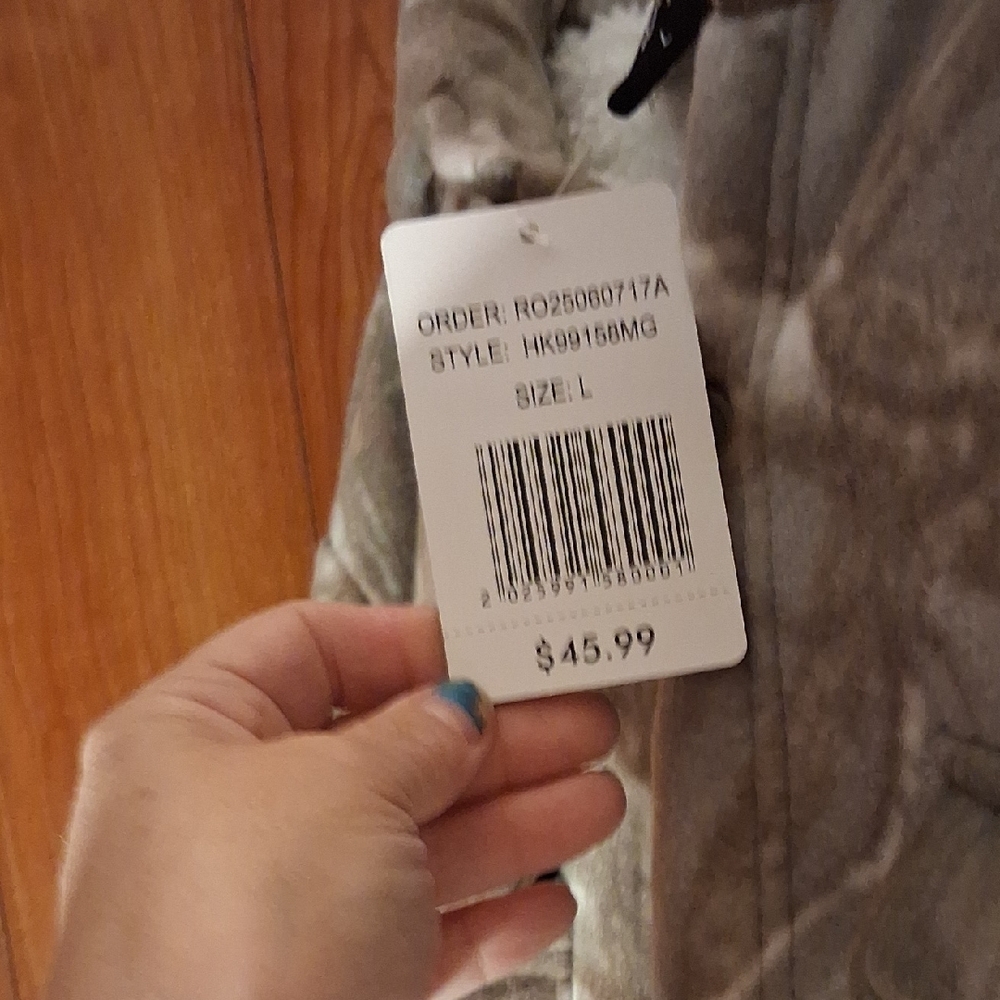 Original Deluxe Brown and Green Camo Button-Up Shirt Jacket - Picture 10 of 10